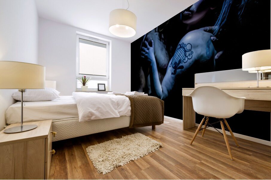 Veiled Affection Mural print