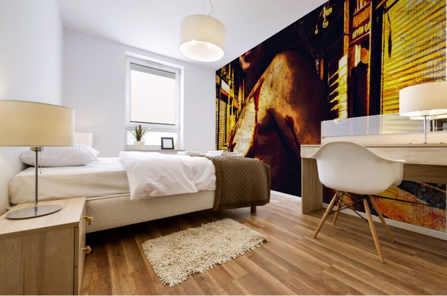 Surreal Nightfall Mural print