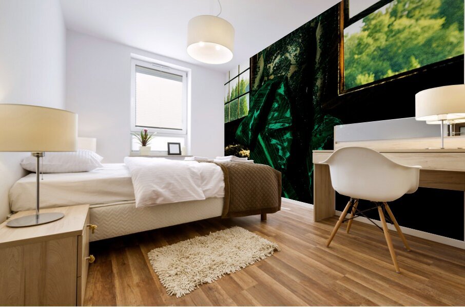 Emerald Elegance Mural print