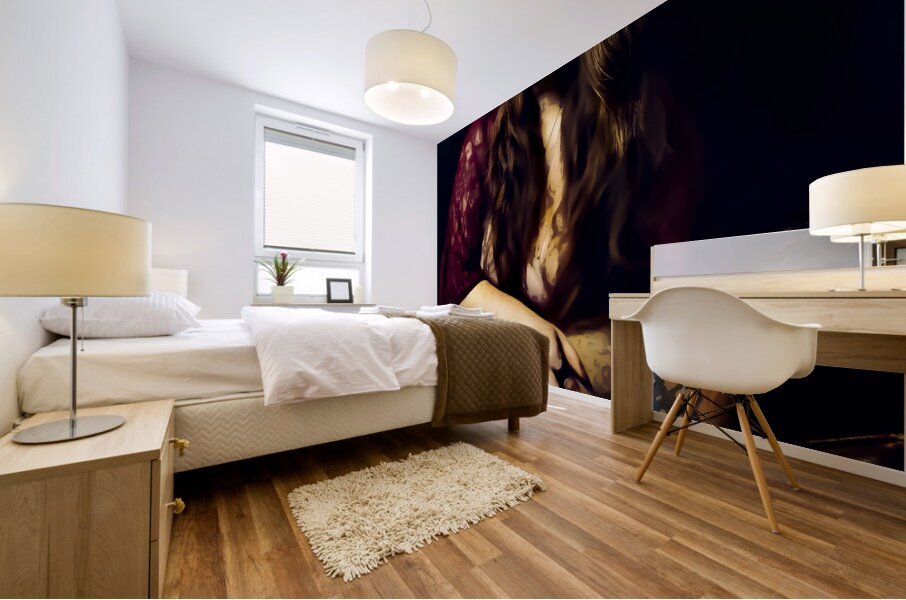 Lacy Depths Mural print
