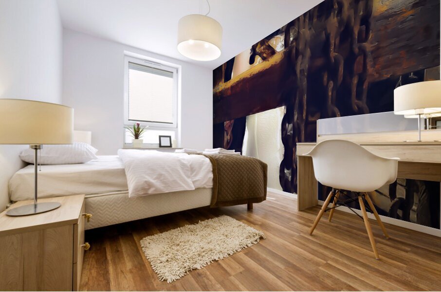 Chained Elegance Mural print