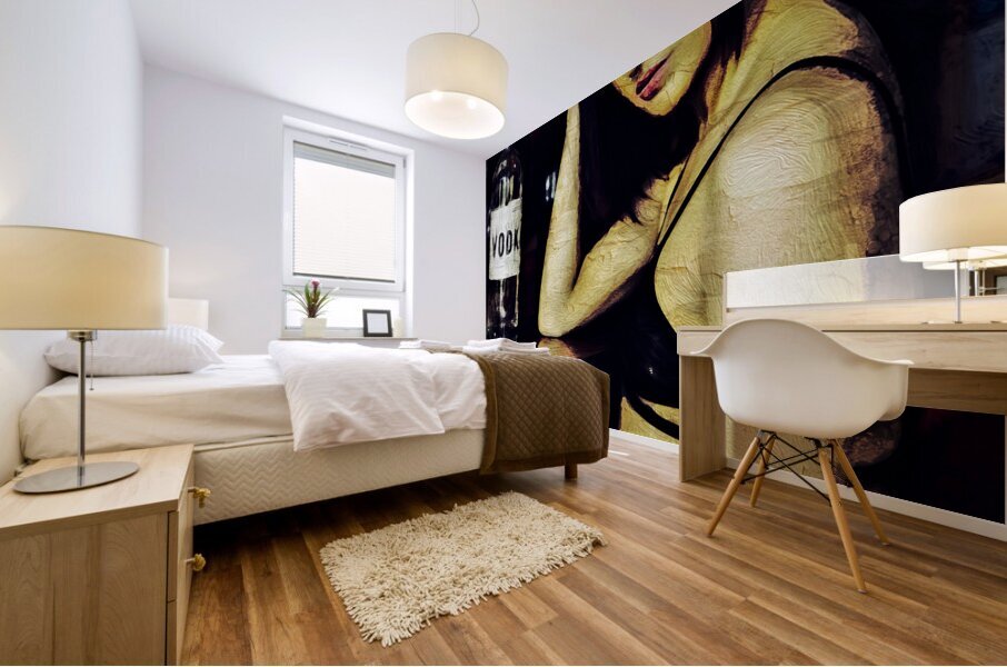 Neon Glare Mural print