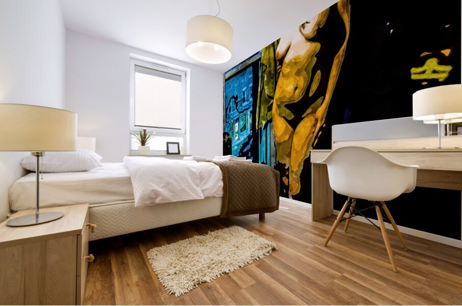 City Glow Mural print