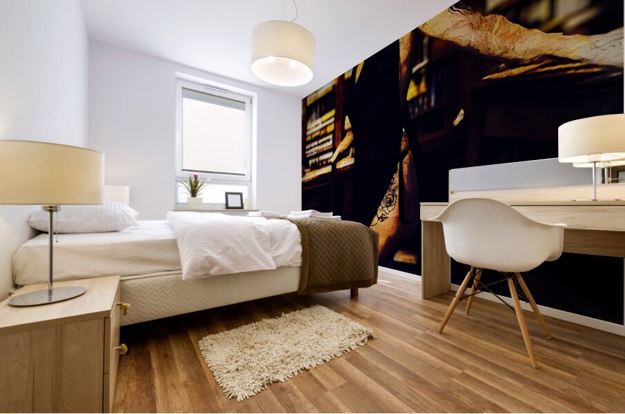 Library Muse Mural print