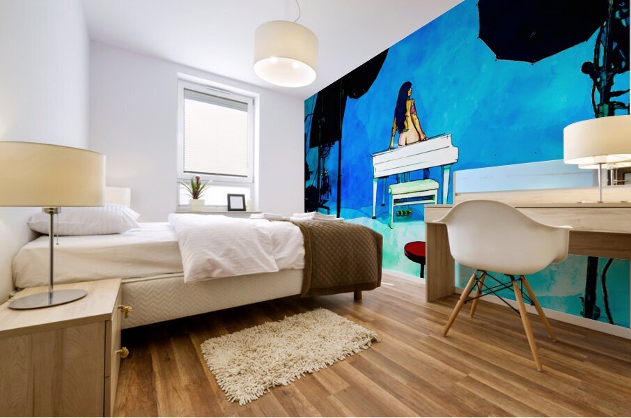 Silent Keys Mural print