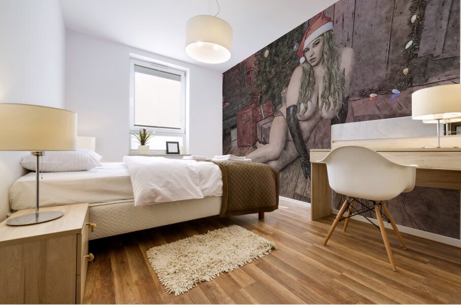 Winter s Embrace Mural print