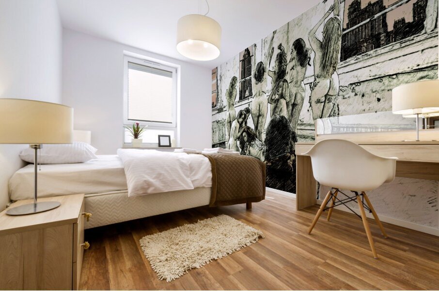 Kinetic Skyline Mural print