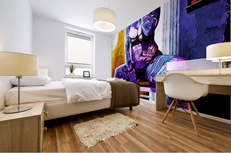 Sunlit Canvas Mural print