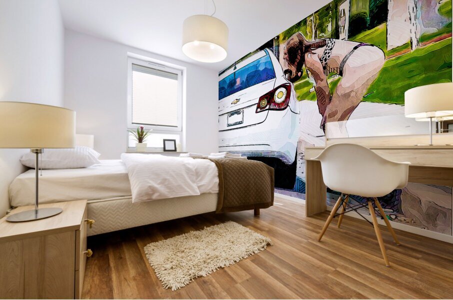 Blurred Boundaries Mural print