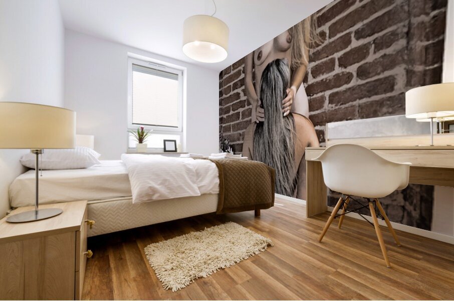 Echoes in Brick Mural print