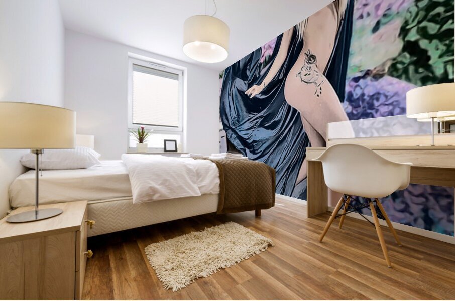 Aureate Pulse Mural print