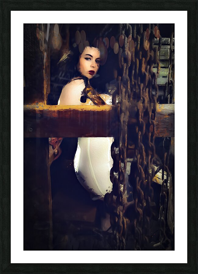 Chained Elegance Picture Frame print