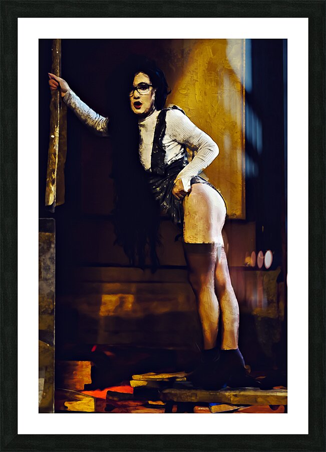 Stage Presence Picture Frame print
