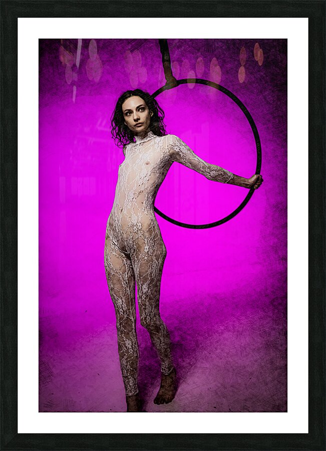 Circular Dance Picture Frame print