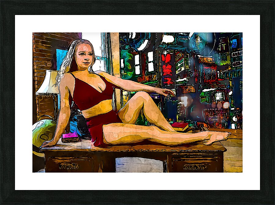 The Cage Picture Frame print