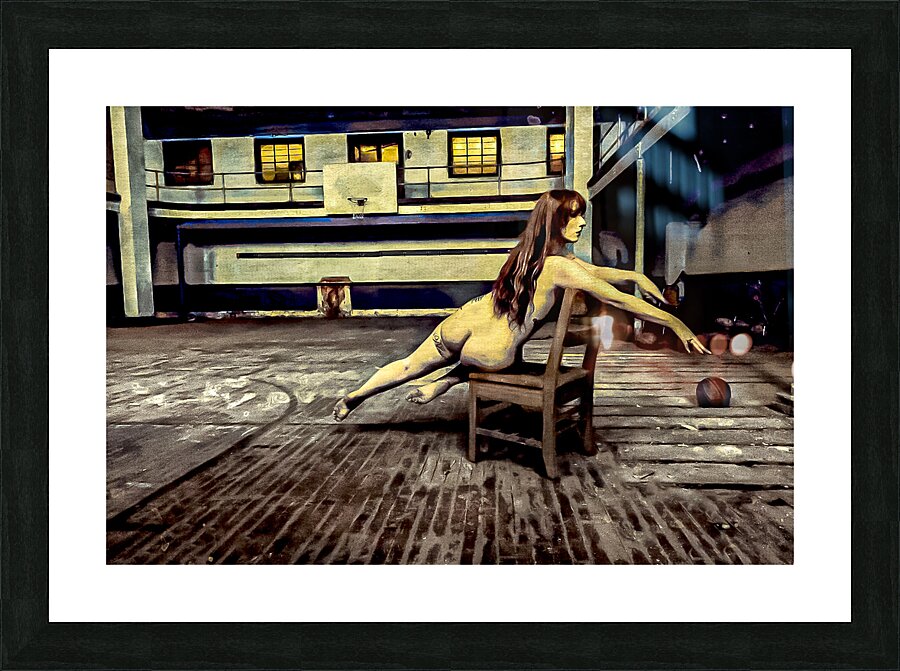Gymnasium Grace Picture Frame print