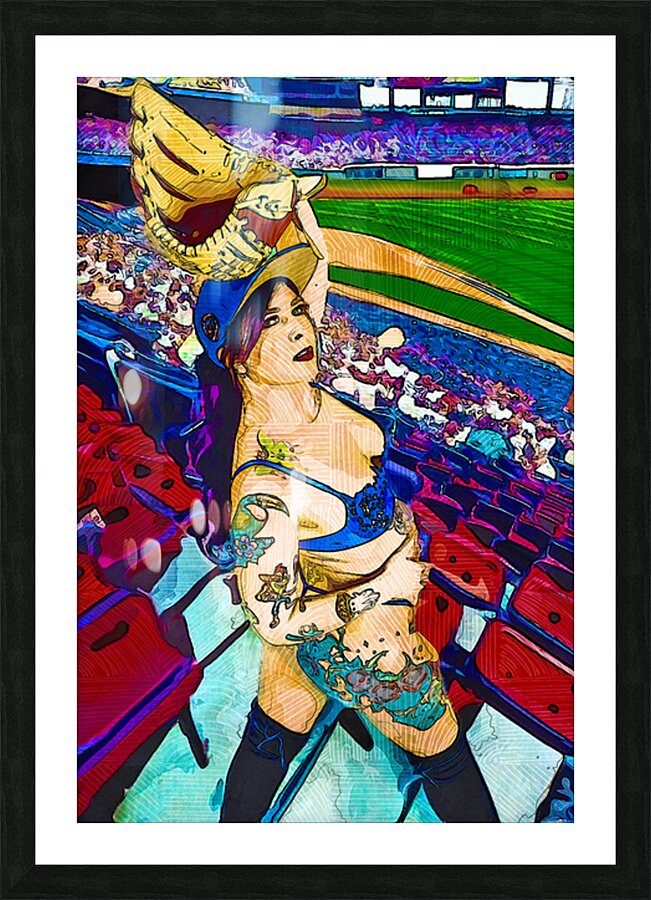 Arena Keeper Picture Frame print