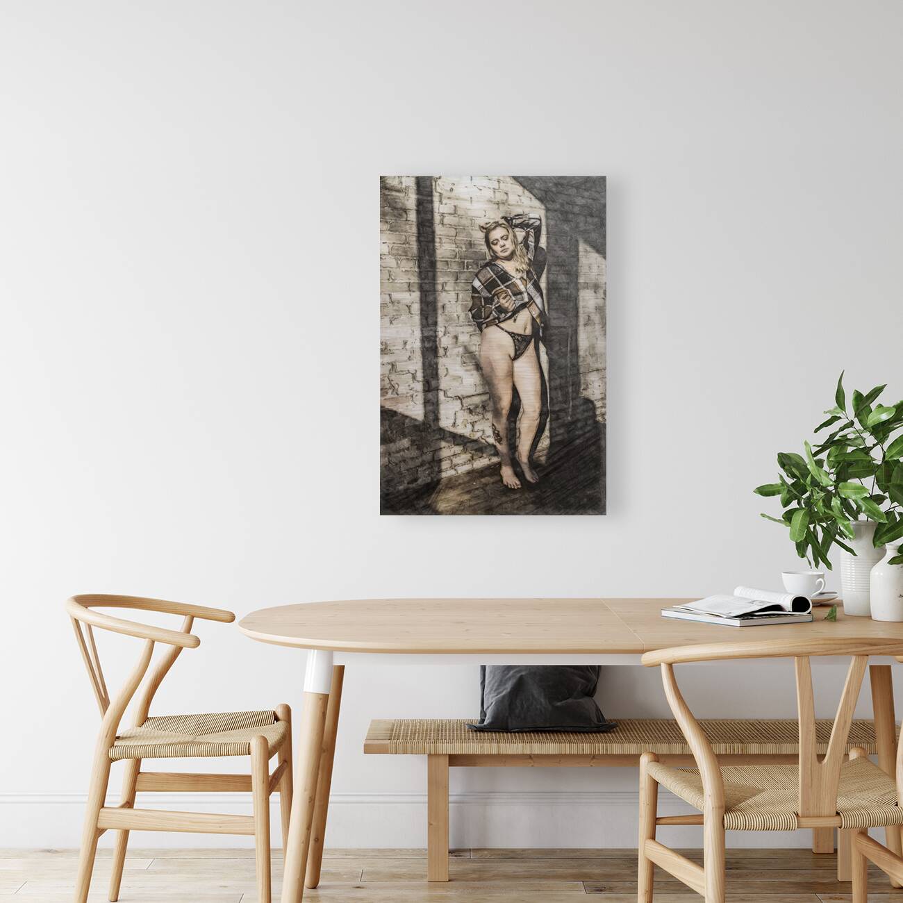 Brick Canvas Reproduction