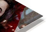 Contemplative Scarlet HD Metal print
