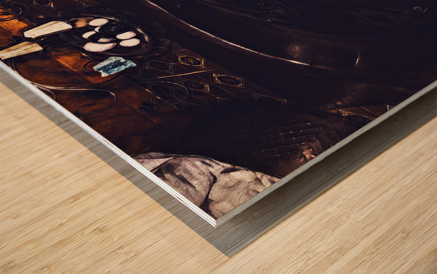 Vintage Tub Wood print