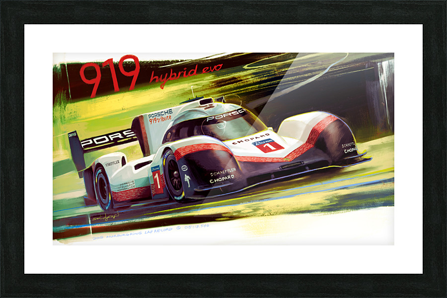 Green Hell overall laps record holder Picture Frame print