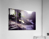 Double Falls Acrylic Print