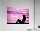 Pink Surf Acrylic Print