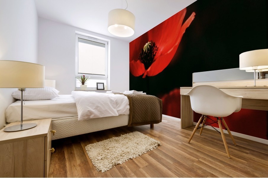 Large Poppies Mural print