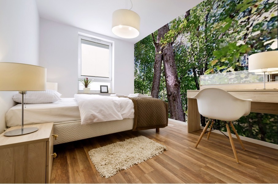 Warrior Tree Mural print