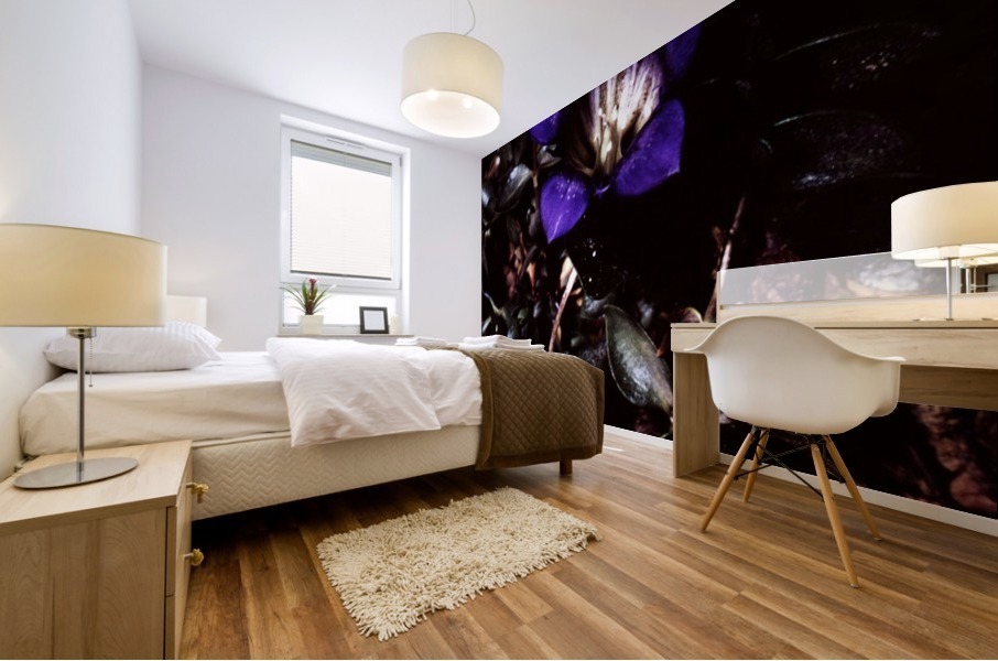 Nebulous Flower Mural print