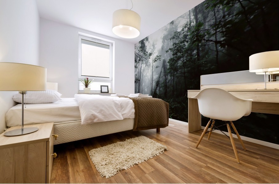 Forest Fog Mural print
