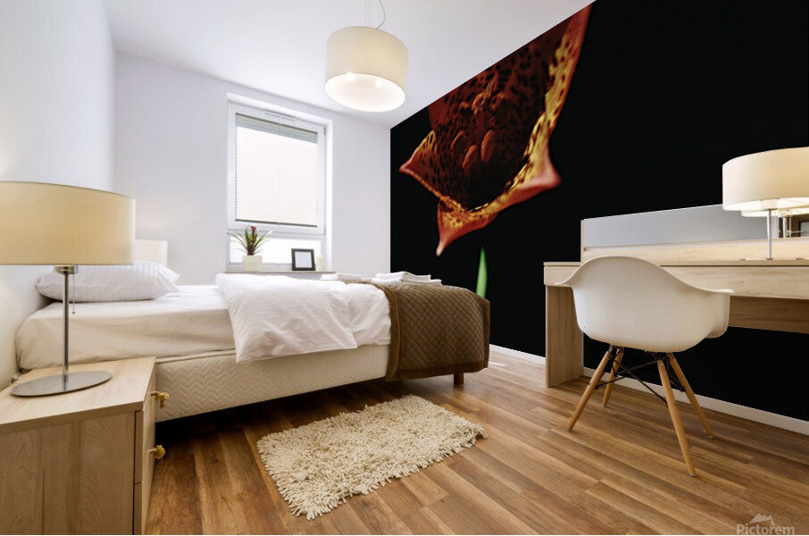 Fire Lilly Mural print