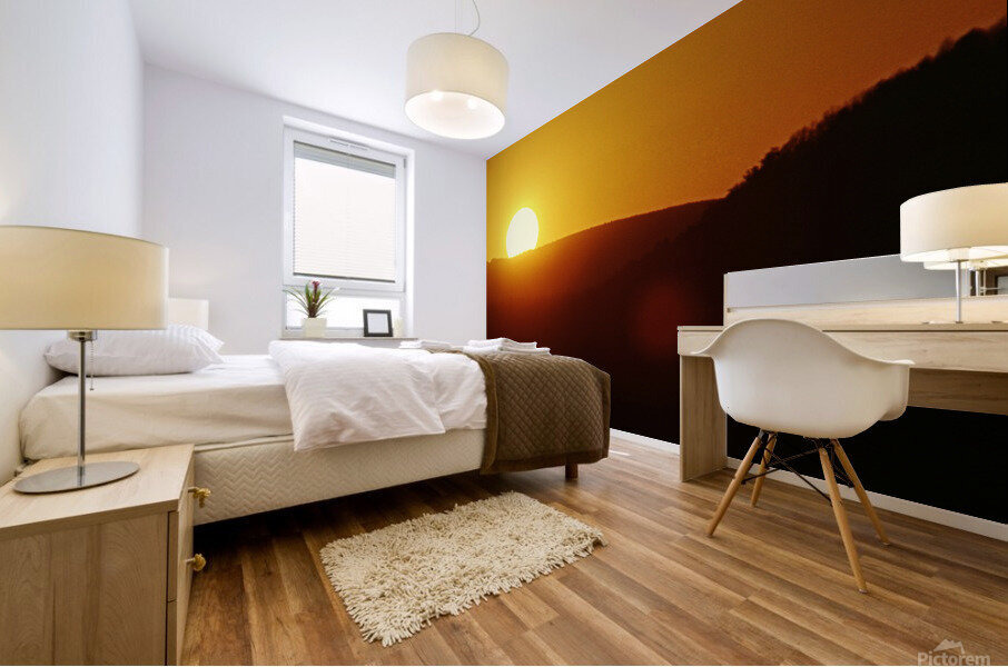 Honeyed Sky Mural print