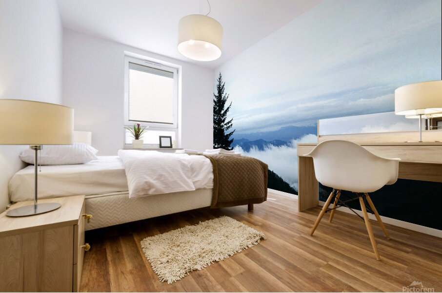 Clouds Crashing Mural print