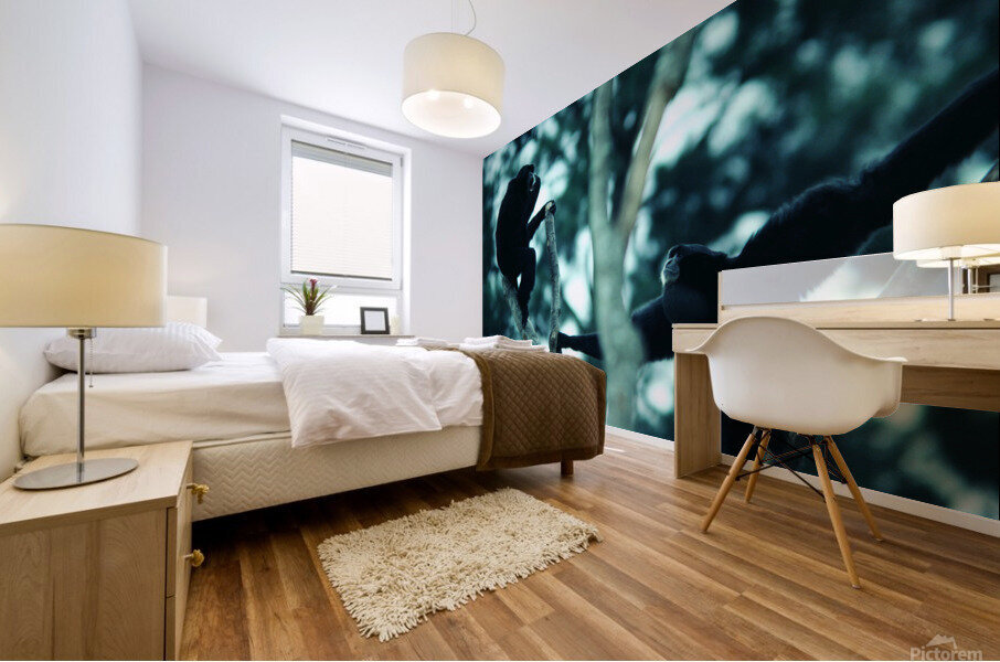 Howler Monkey Mural print