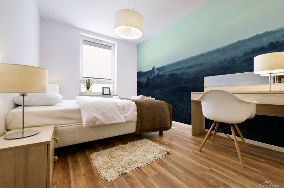 Mayan Mists Mural print