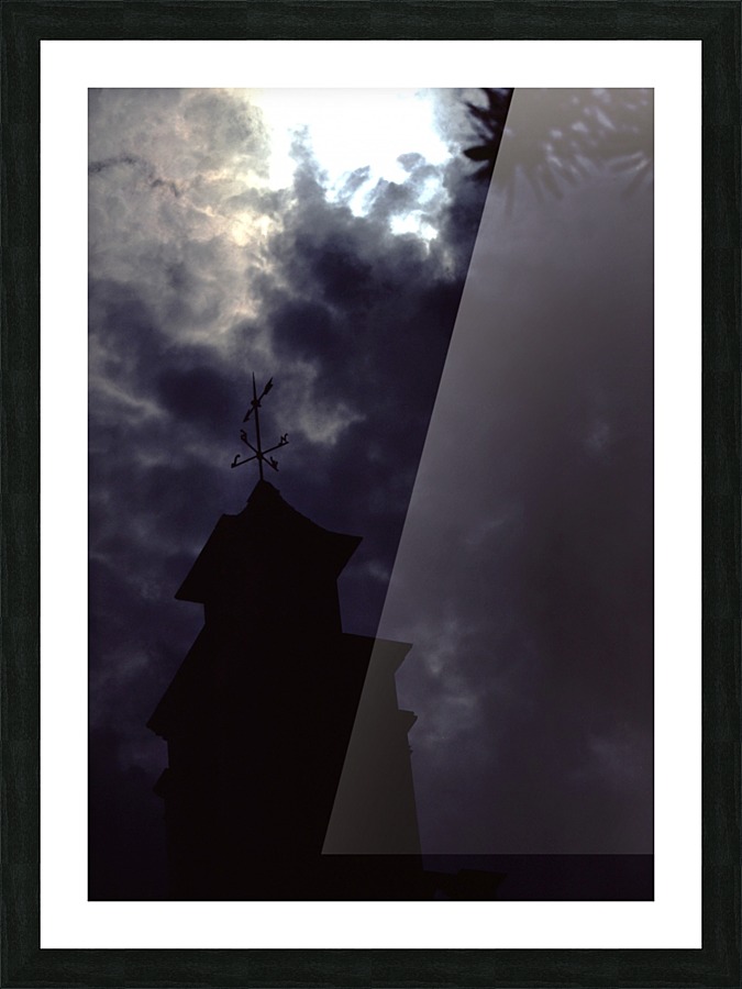 Haunted House Picture Frame print
