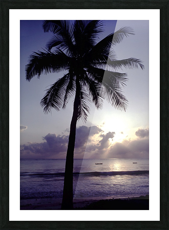 Amethyst Waves Picture Frame print