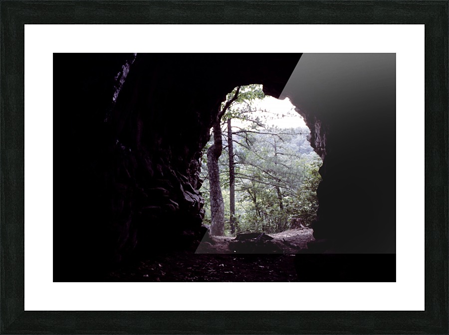 Forest Cave Picture Frame print