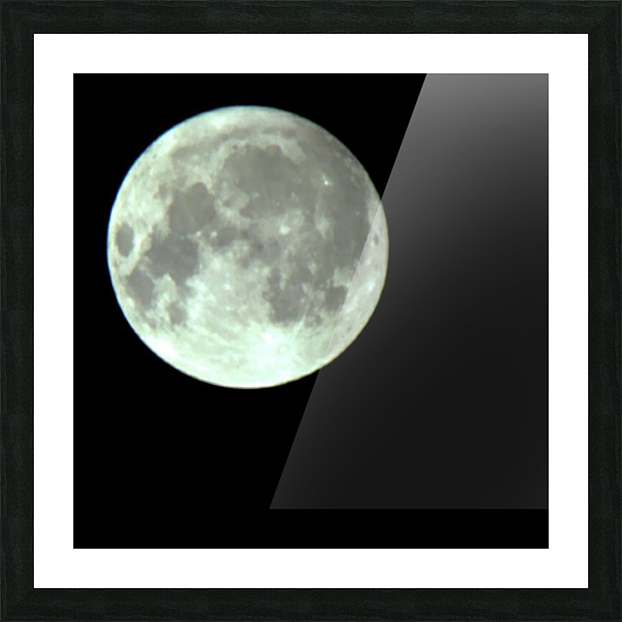 Full Moon Picture Frame print