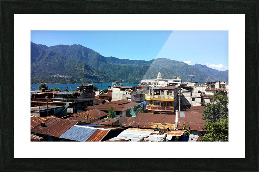 Rooftops Picture Frame print