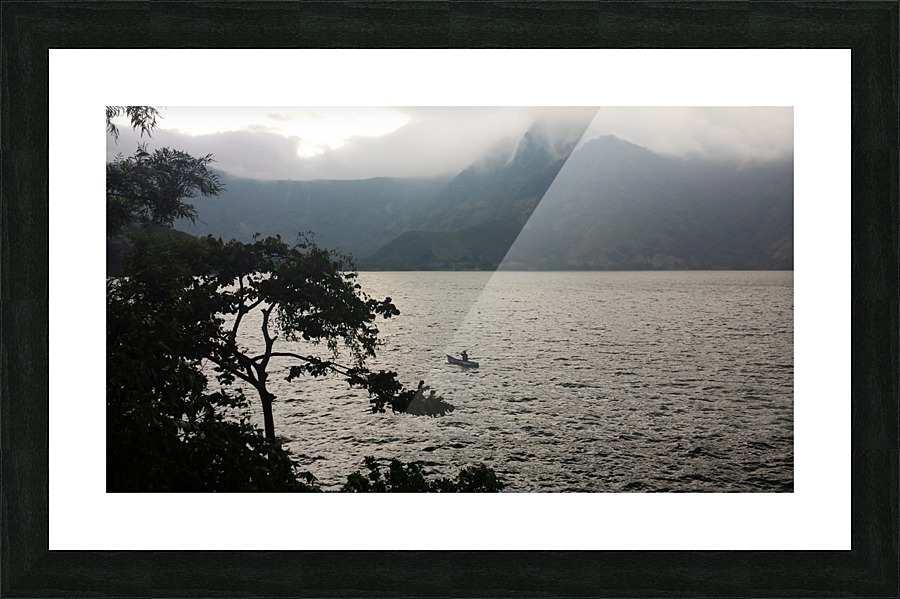 Exploring the Falling Clouds Picture Frame print