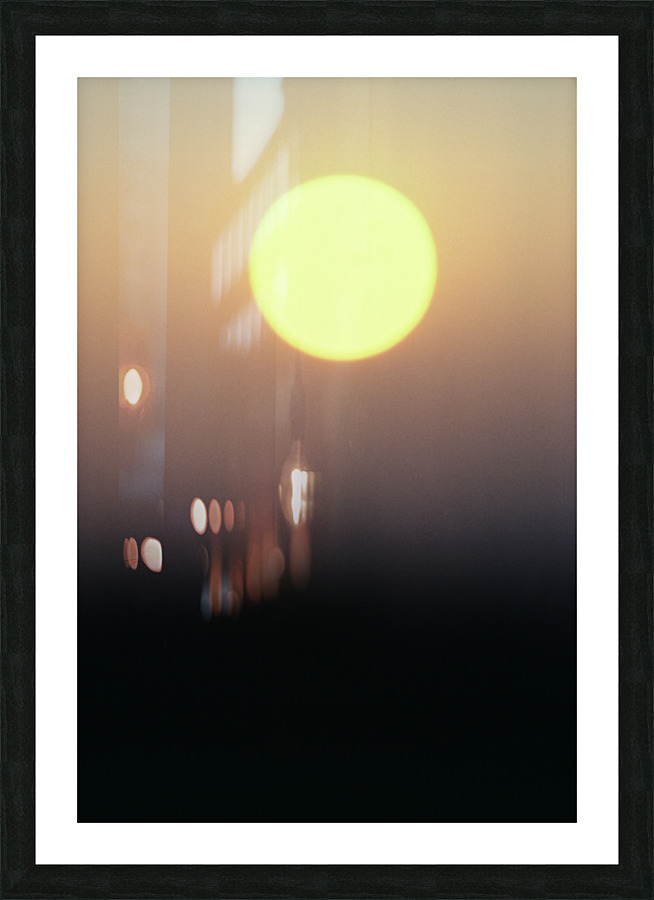 Sunset into the Void Picture Frame print