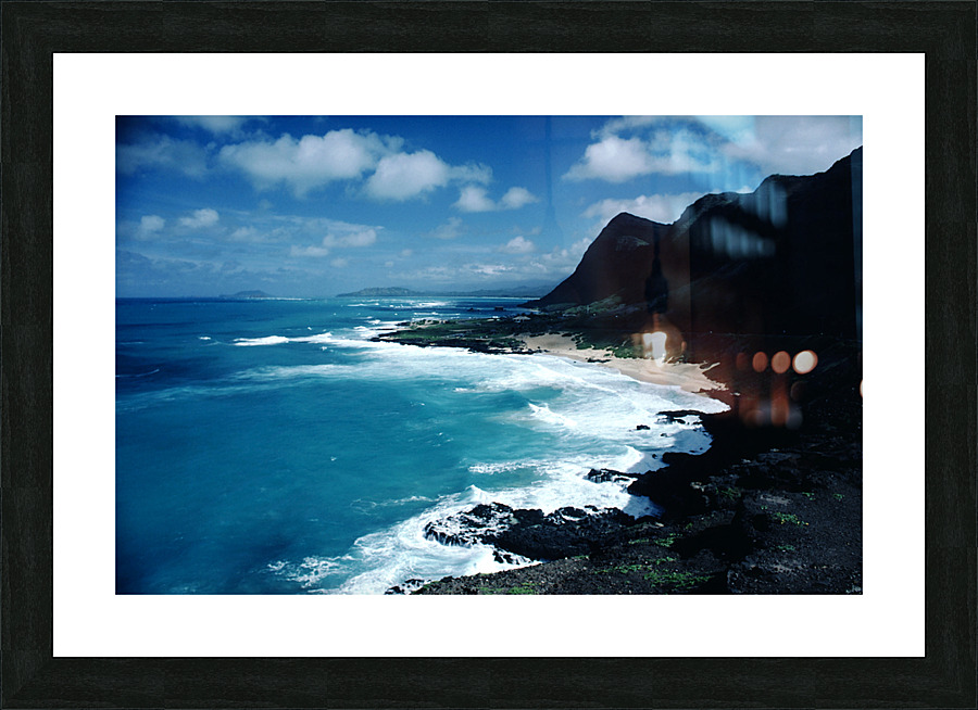 Cobalt Coasts Picture Frame print