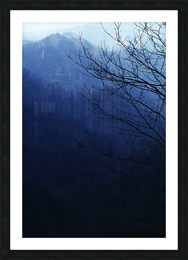 Cold Mountain Picture Frame print
