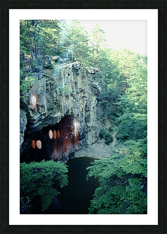 Hanging Rock Picture Frame print