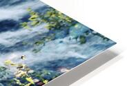 Cascade Under Forest Light HD Metal print