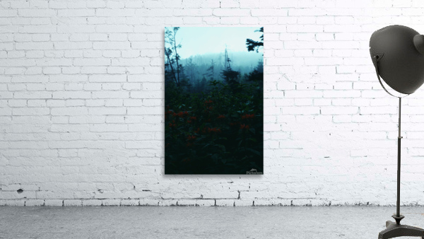 Bee Balm Mountains Wall Preview