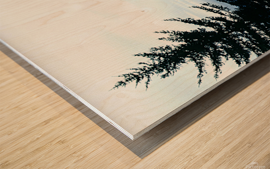 Clouds Crashing Wood print