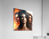 Fire women  Acrylic Print